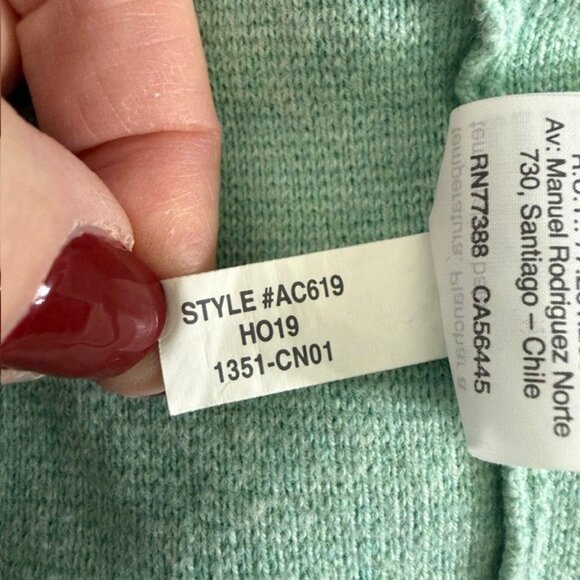 J Crew Vanessa Knit Sweater Cardigan Coatigan Mint Green XS - Picture 11 of 13